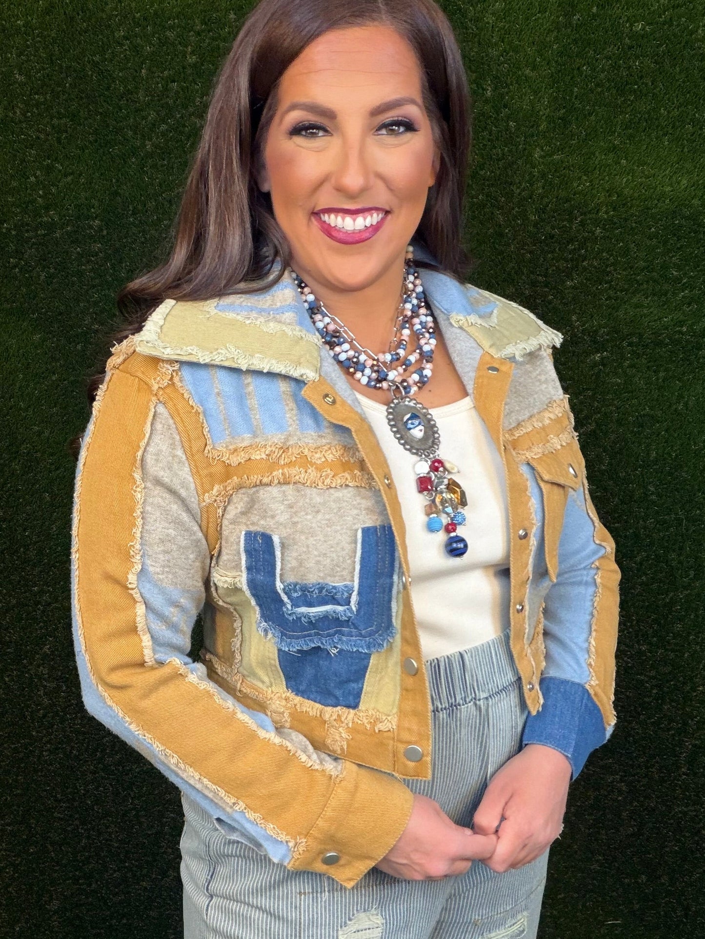 Patchwork Denim Jacket