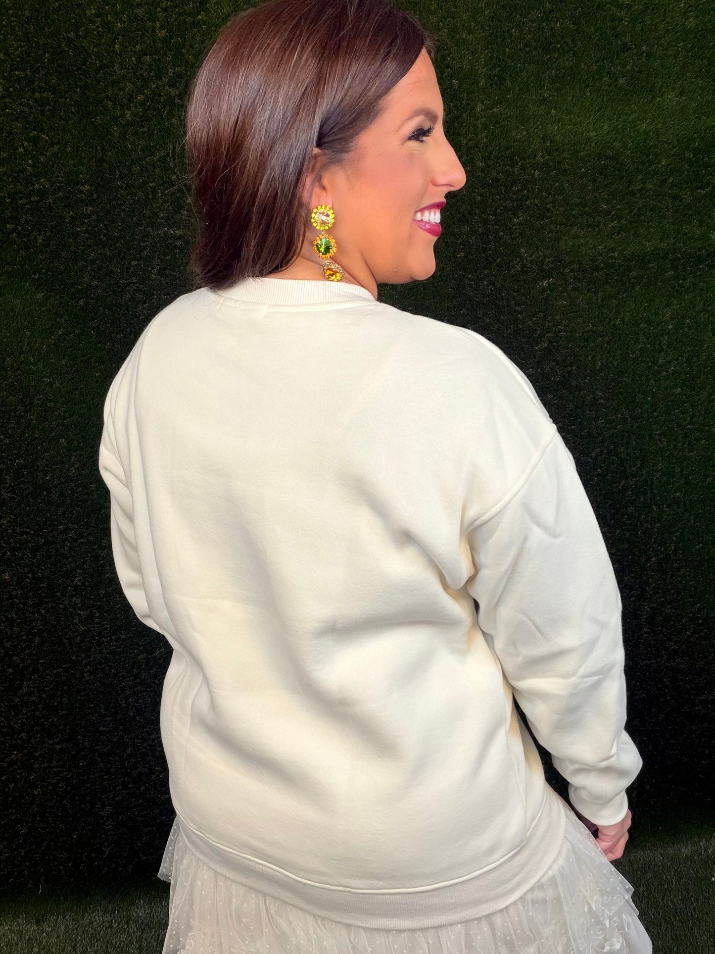 Hometown Girl Sweatshirt - Cream