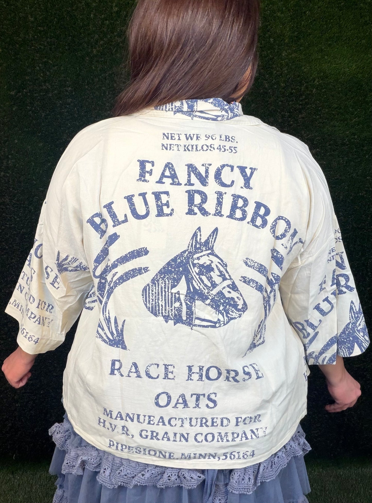 Gold Farm Grown Flour Sack Jacket - Blue Ribbon Horse