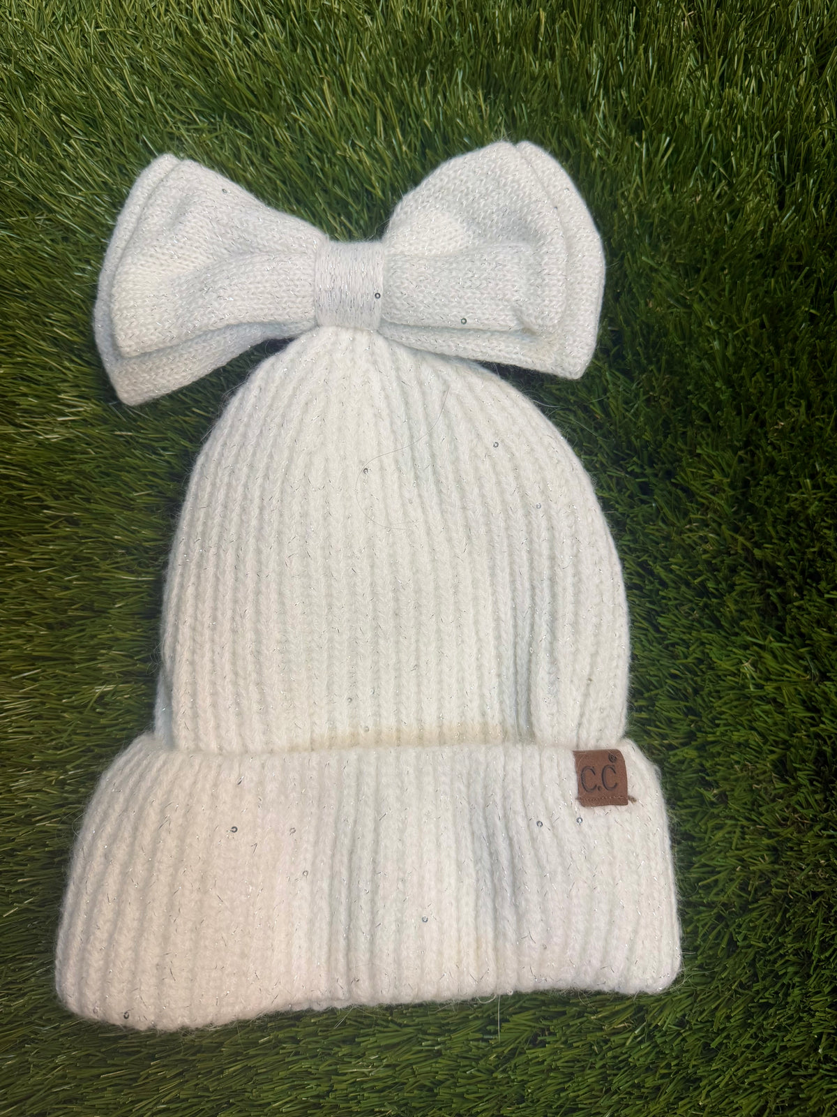 Put A Bow on It Hat - Off White