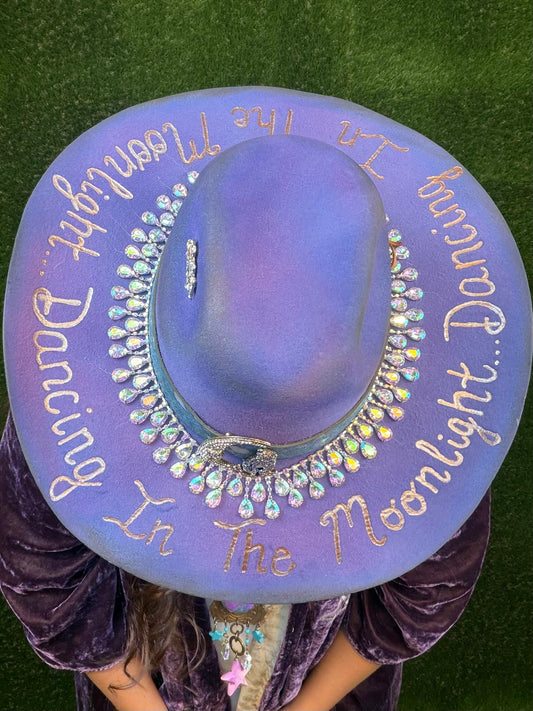 Dancing In The Moonlight Cowboy Hat - Size Medium