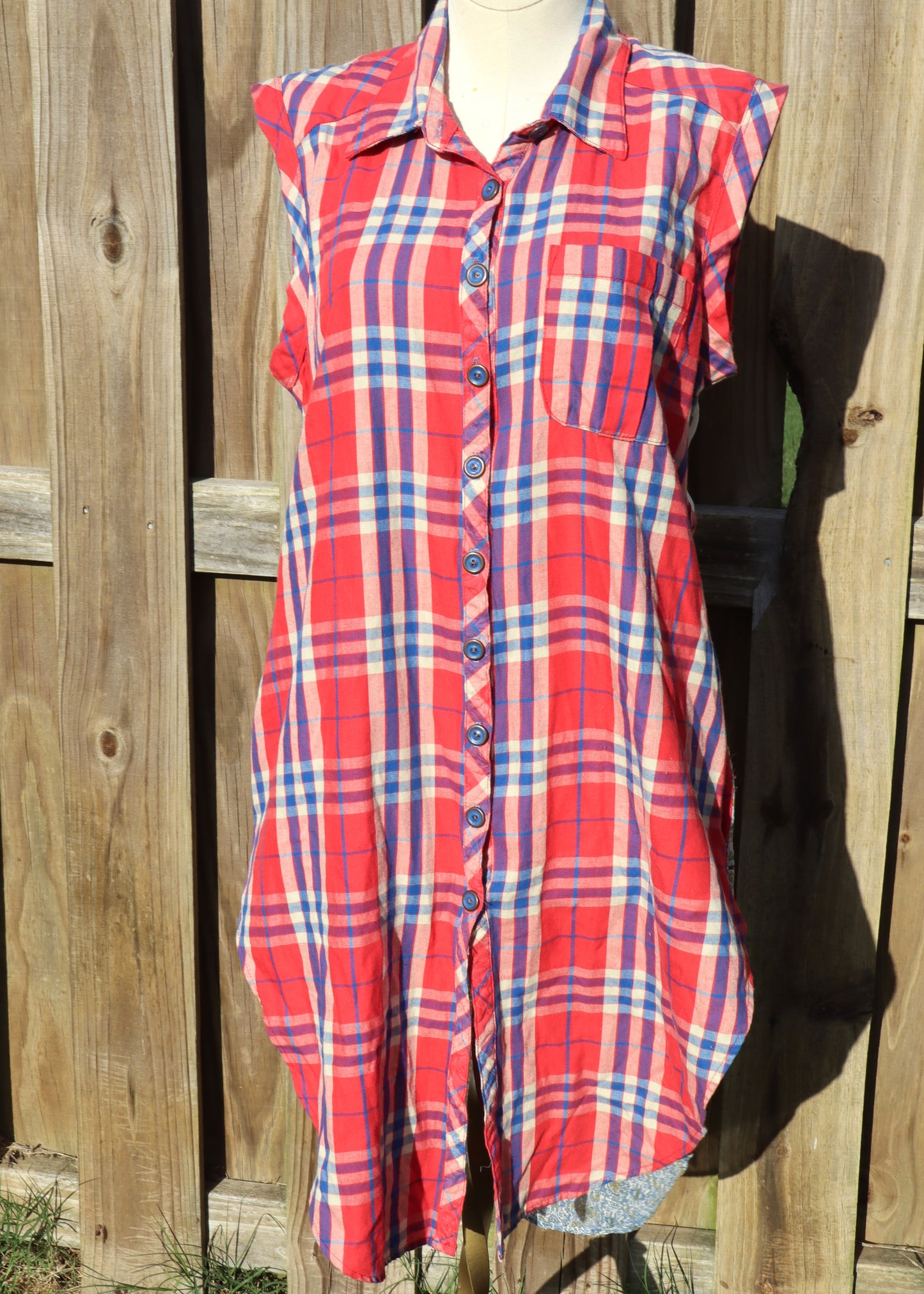 Element Of Surprise Plaid Shirt Dress #2