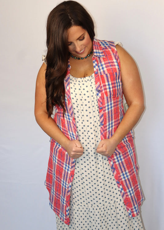 Element Of Surprise Plaid Shirt Dress #1