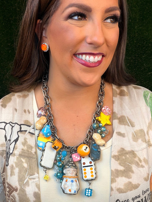 Circus Act Clown Necklace