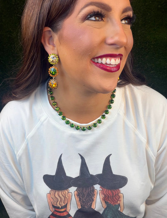 Trentley Necklace - Antique Green