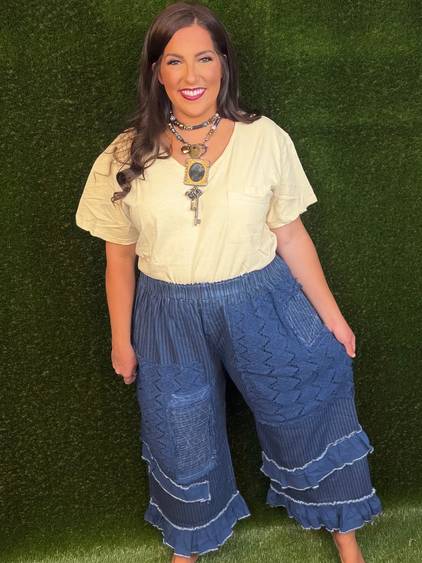 Talk Denim To Me Pants