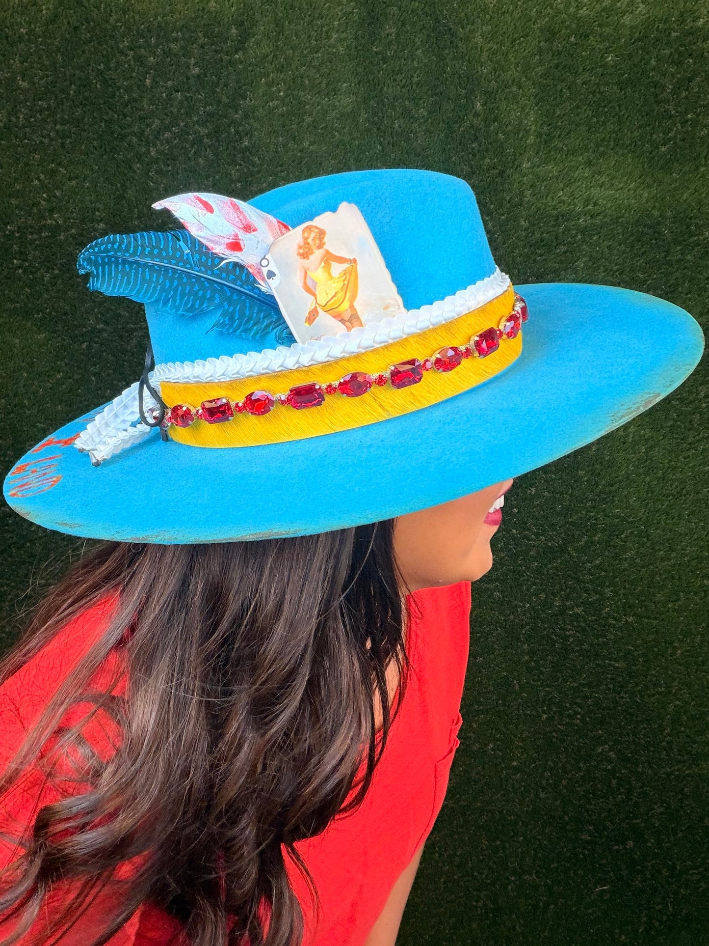 See You When I Land Flat-Brimmed Hat - Size Medium