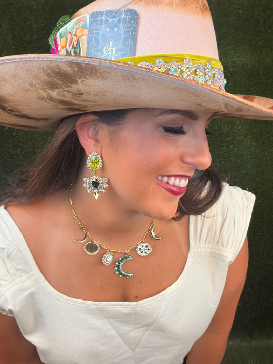 Lenny III Earrings - Chartreuse