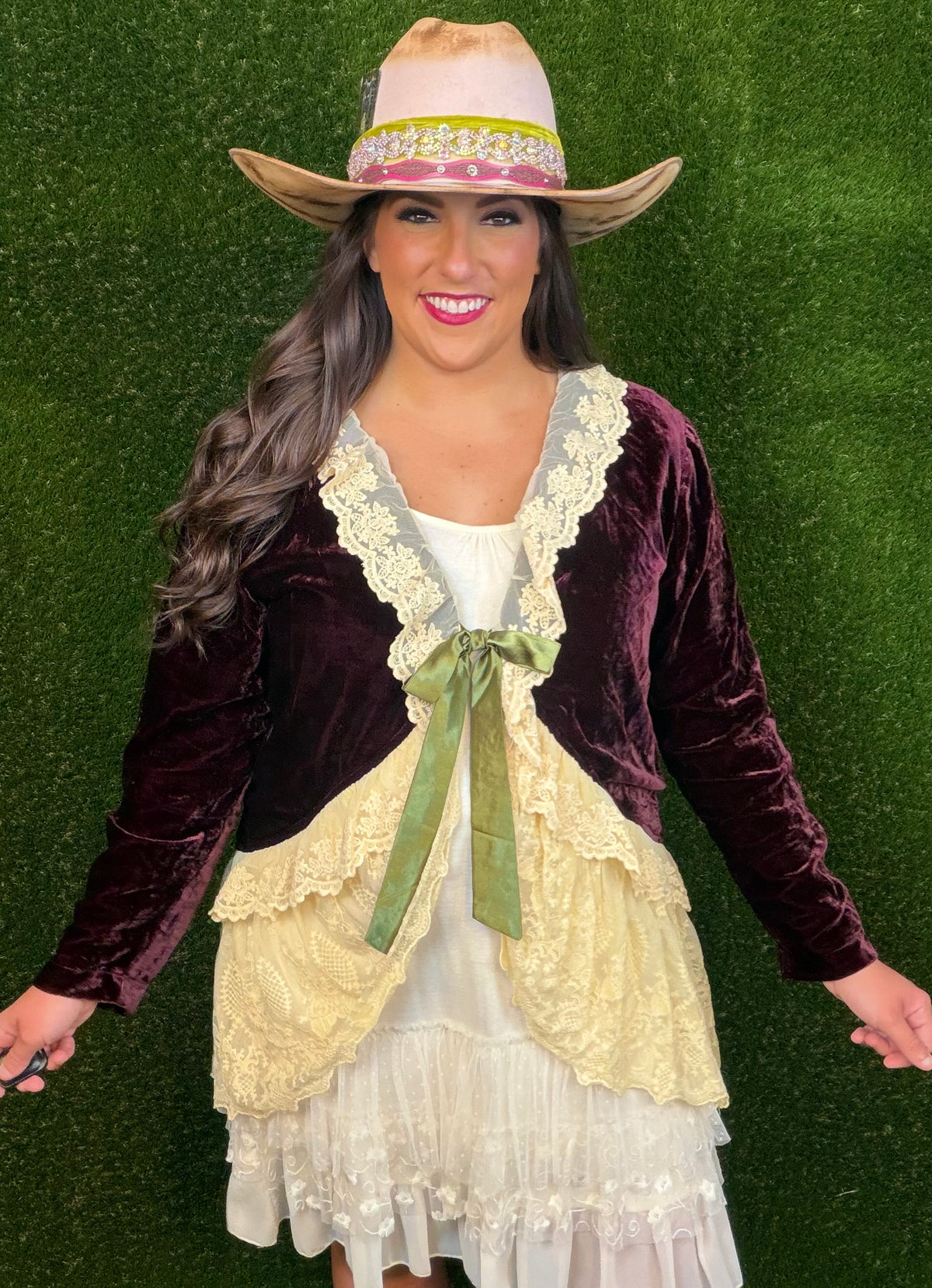 Dream Weaver Jacket Duster - Merlot