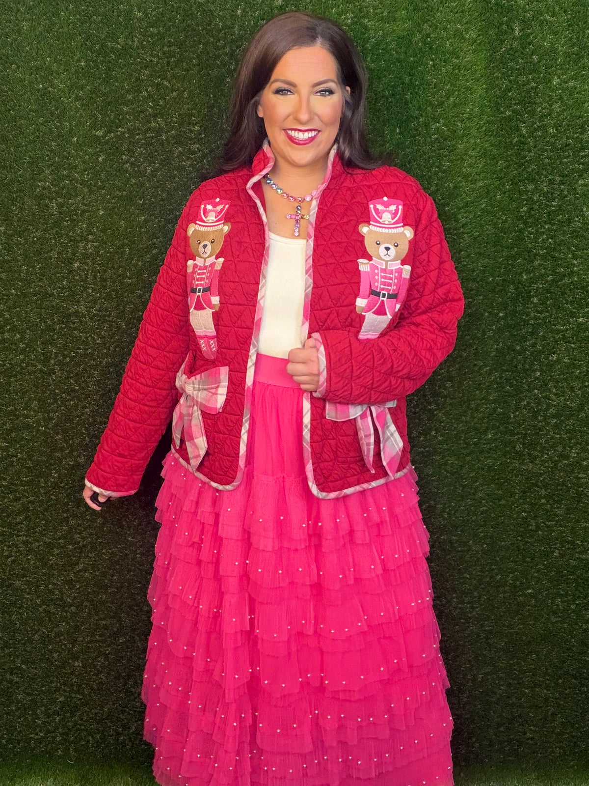 Nutcracker Bear Quilted Jacket