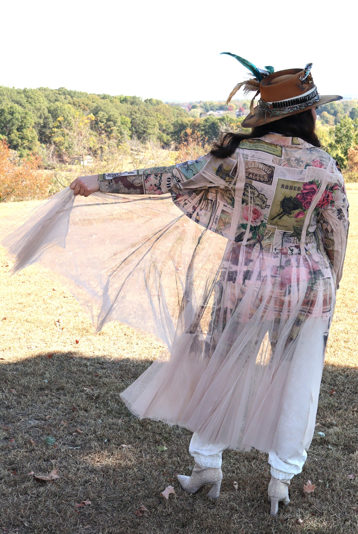 Frolicking Through The Roses Duster