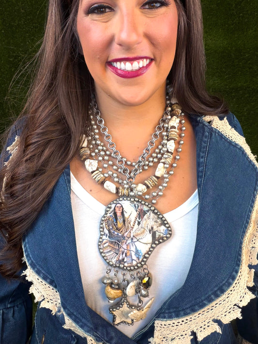 Protector of the Tribe - American Indian Necklace