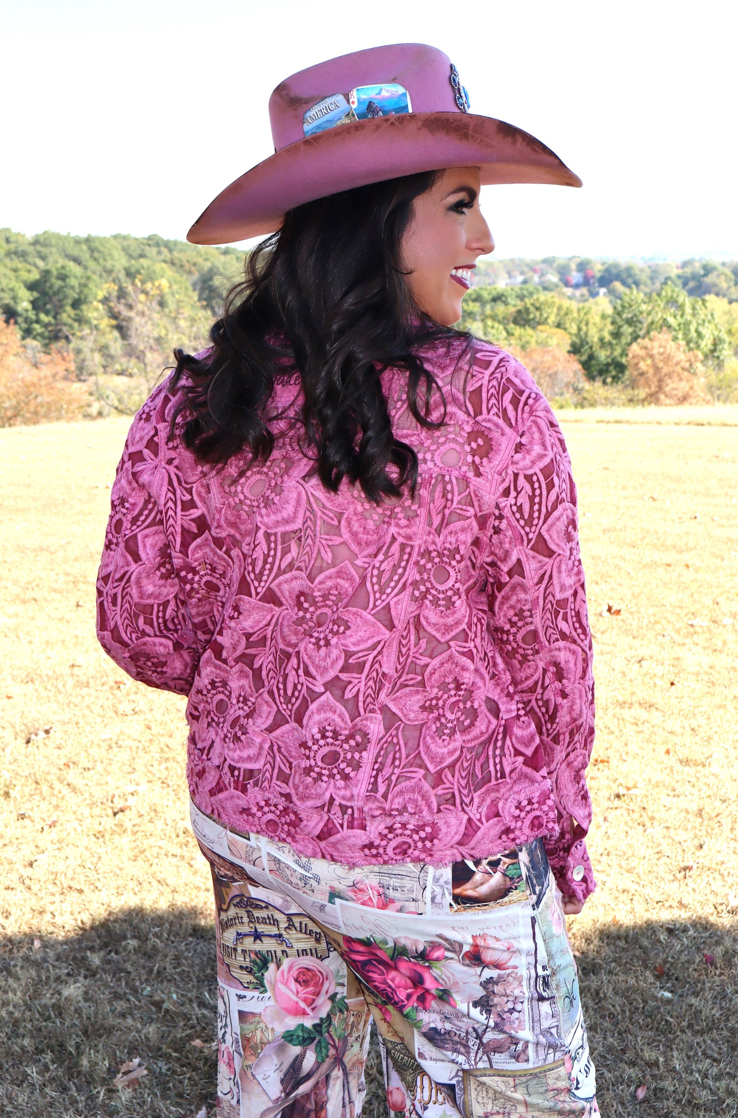 Garden Bliss Jacket - Rose