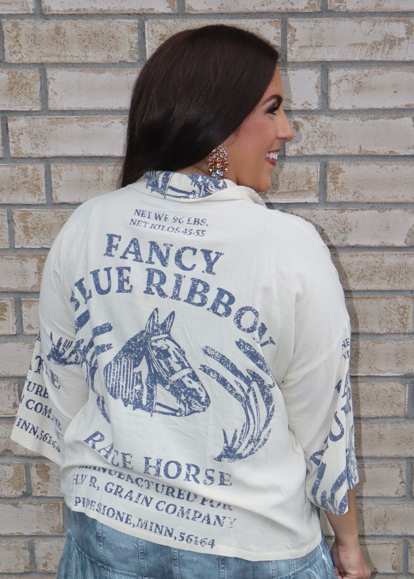 Gold Farm Grown Flour Sack Jacket - Blue Ribbon Horse