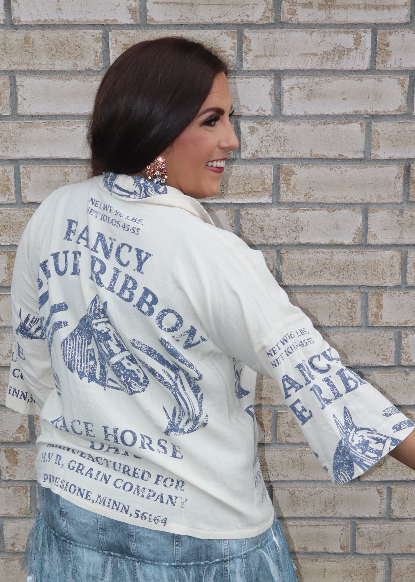 Gold Farm Grown Flour Sack Jacket - Blue Ribbon Horse