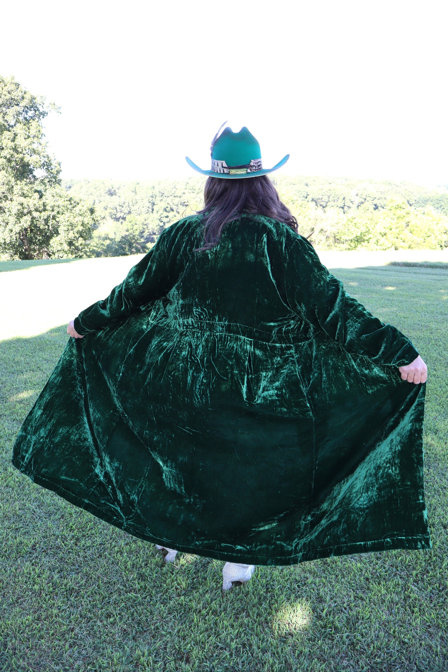 Golden Slumber Duster - Emerald