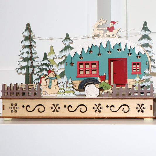 Holiday Trailer Scene (set of 2)