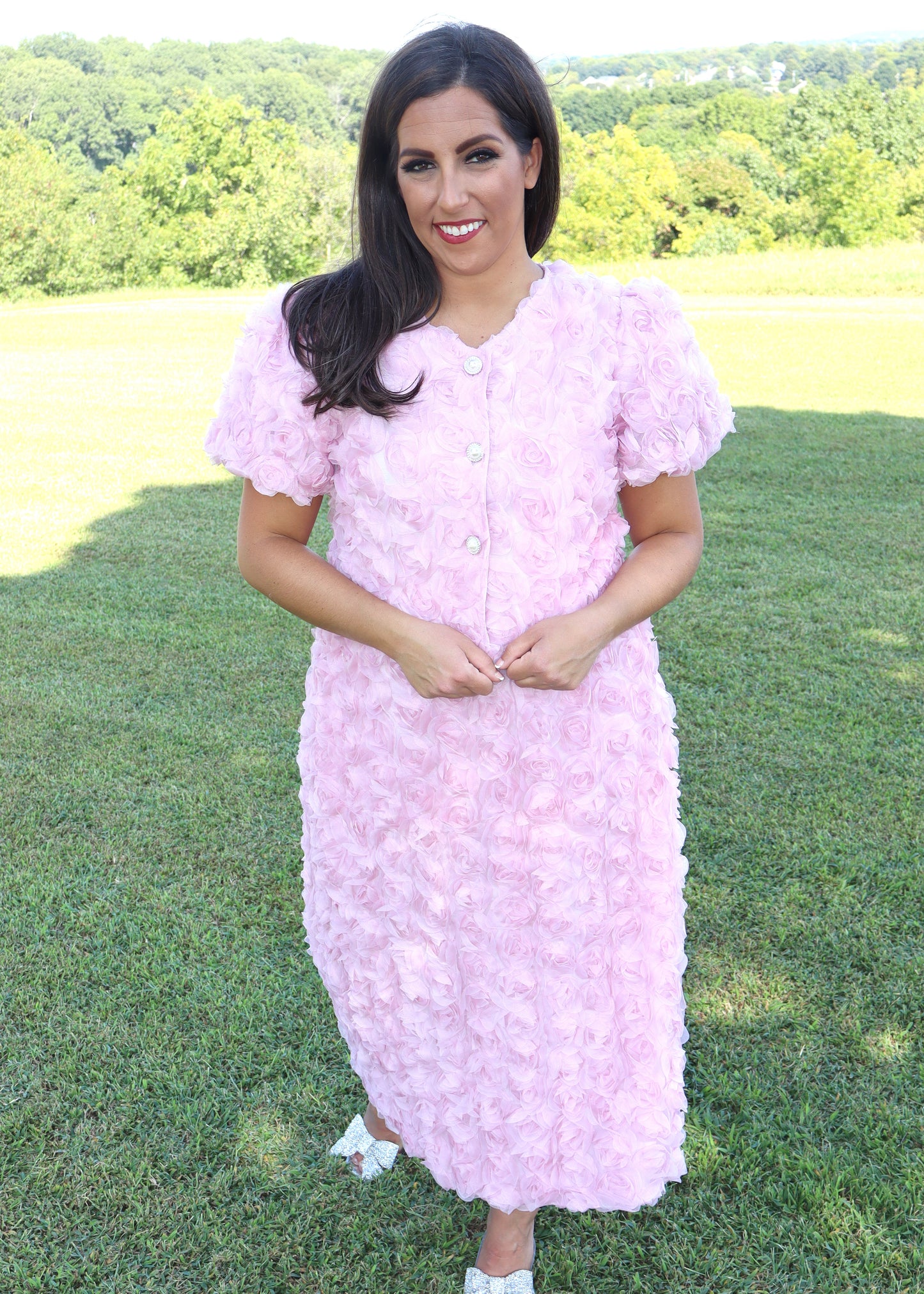 Hopeless Romantic Skirt Set - Baby Pink