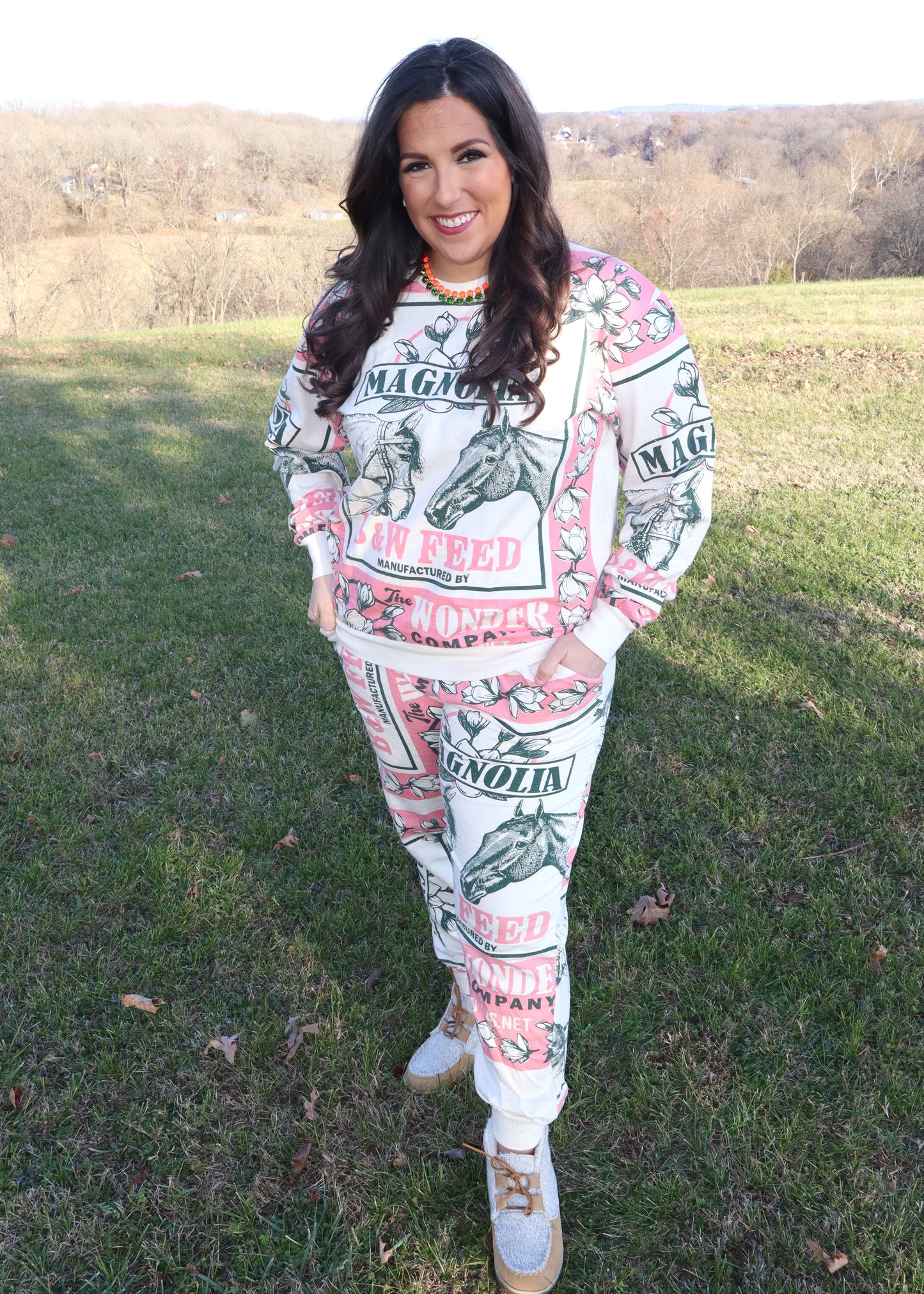 Horsing Around Sweat Set