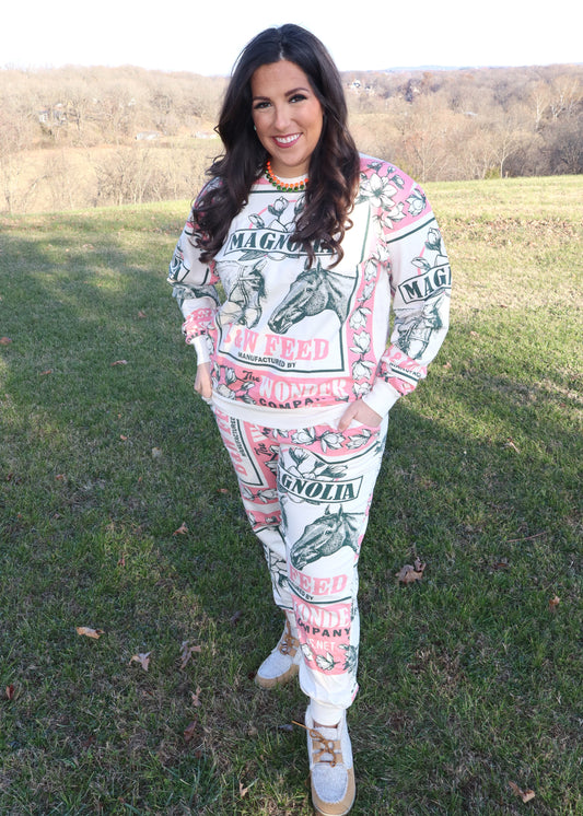 Horsing Around Sweat Set