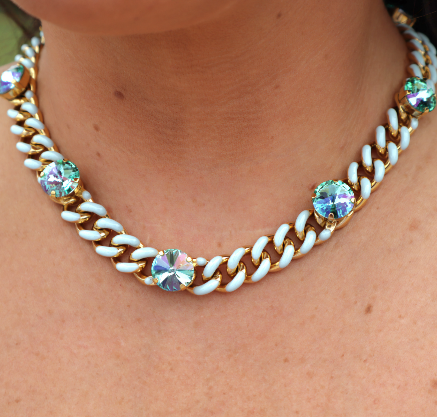 Galileu Necklace in Pastels - Light Blue