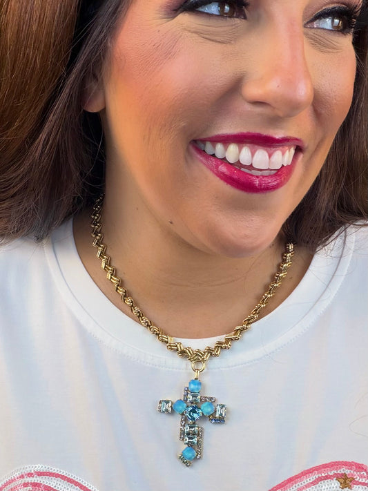 Ally Necklace - Ultra Blue