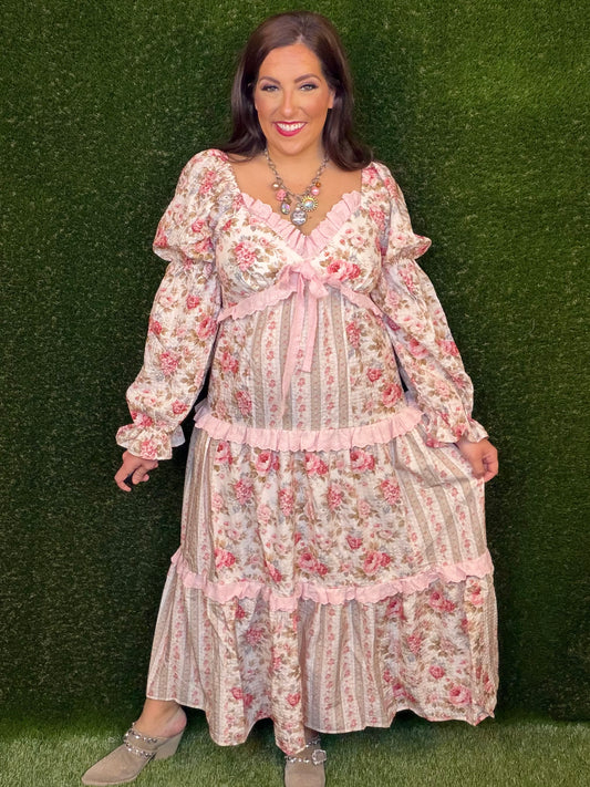 Pauline Rose Maxi Dress