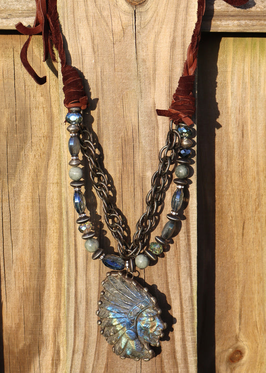 Indian Head Necklace