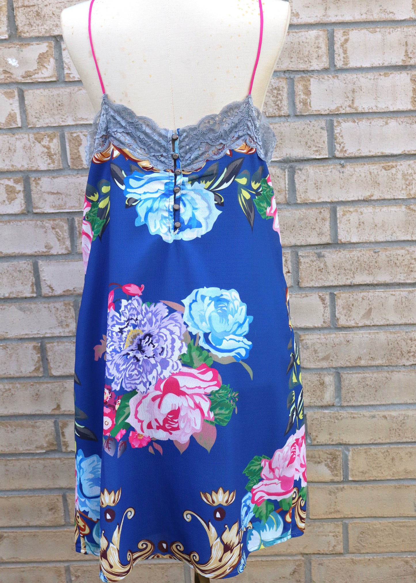 Ines Mini Dress - Cobalt Blue
