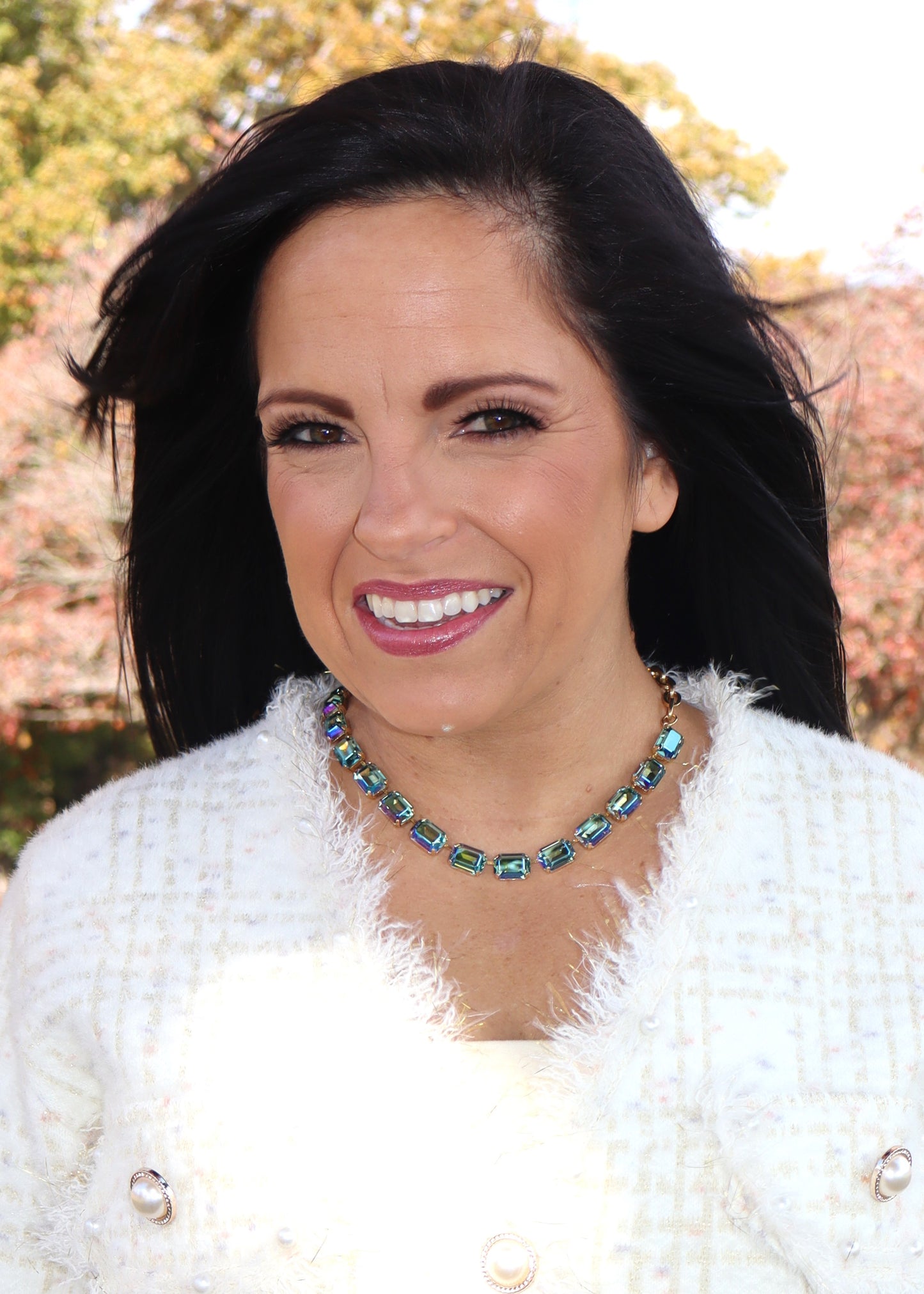 Jabari Necklace - Aqua Verde