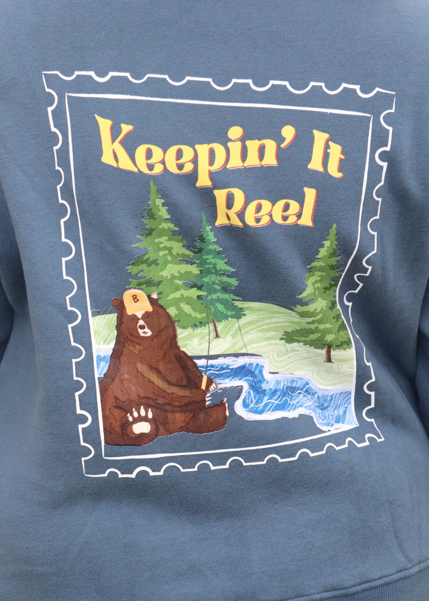 Keepin' It Reel Sweatshirt - Vintage Navy
