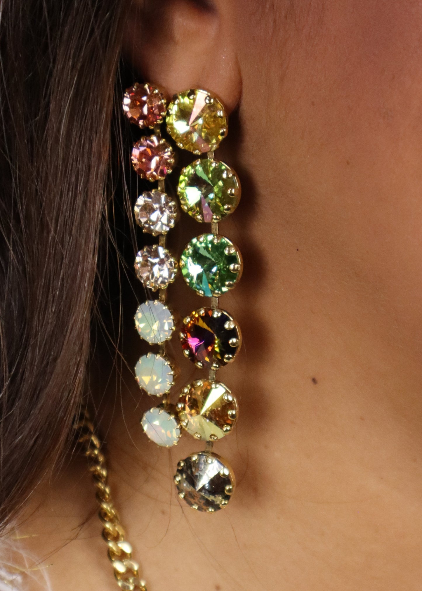 Lilibet Double Earrings - Sandstorm