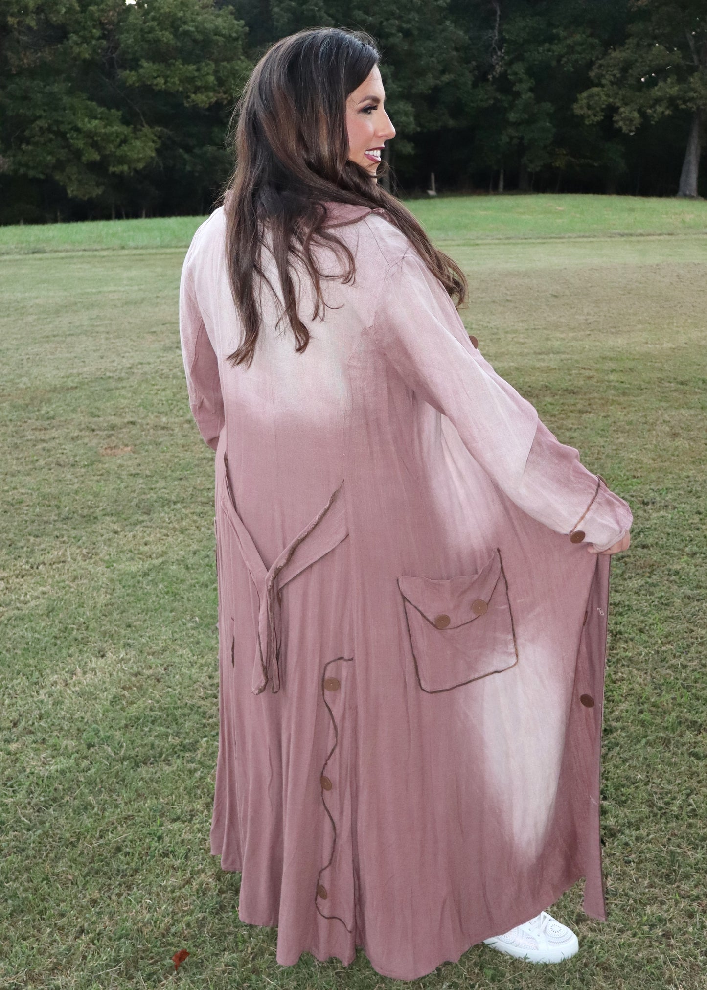 Lost in Love Duster - Mauve