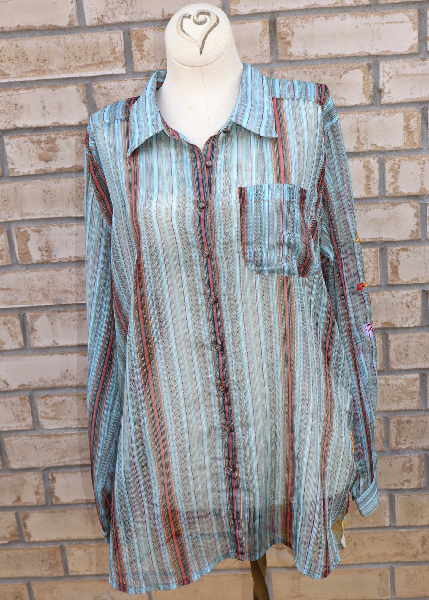 Mediterranean Orchard Button-up Shirt