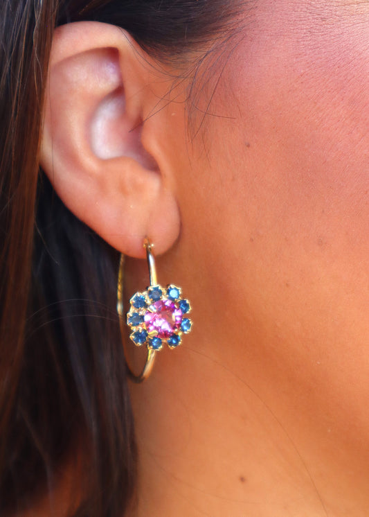 Mini Bianca Hoops - Montana