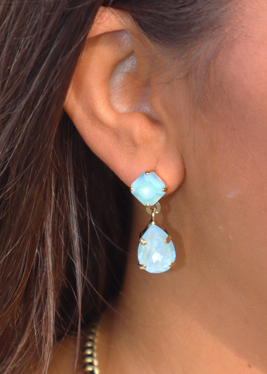 Mini Estelle Earrings in Fairy Dust - Ultra Baby Blue