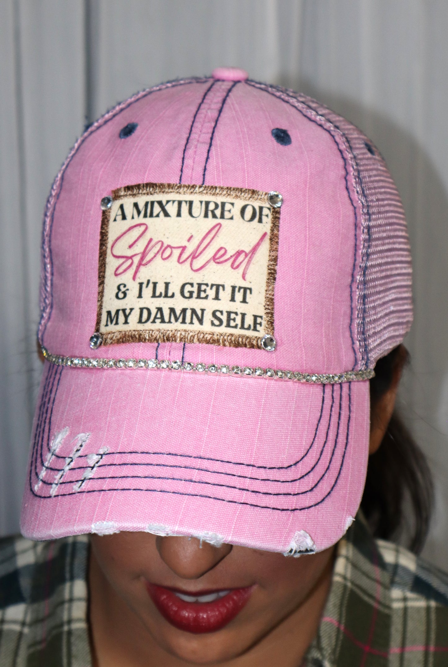 Spoiled Pink Baseball cap