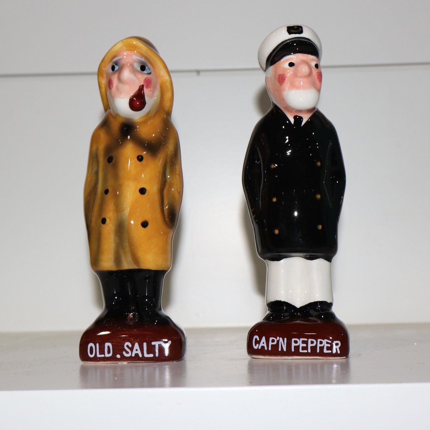 Mr. Salty and Captain Pepper Salt and Pepper Shakers