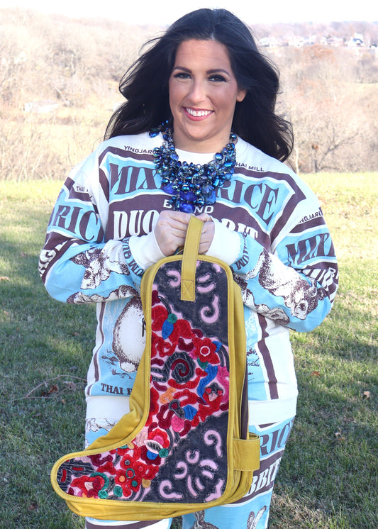 Brooklyn Boot Bag - Citrine