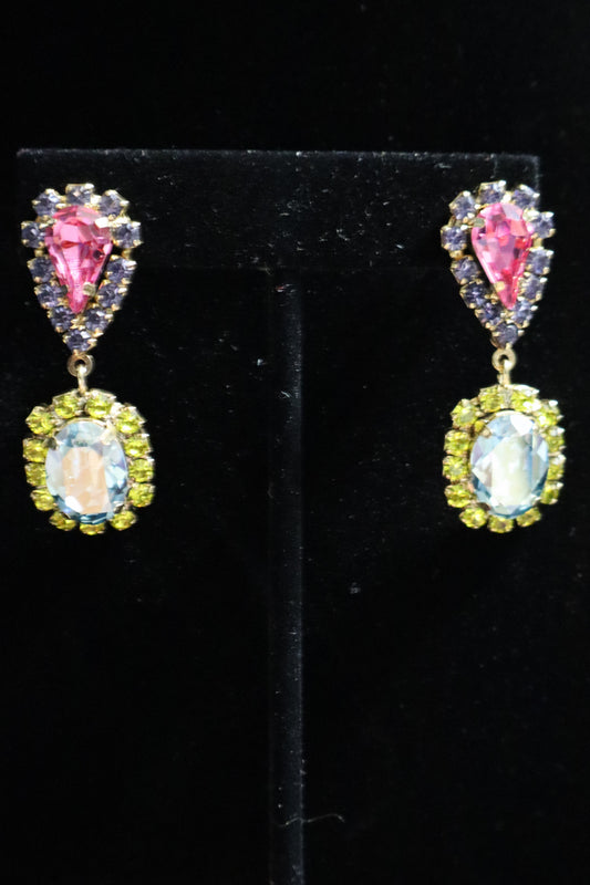 Neriah Earrings - Citrus Lime Brandy
