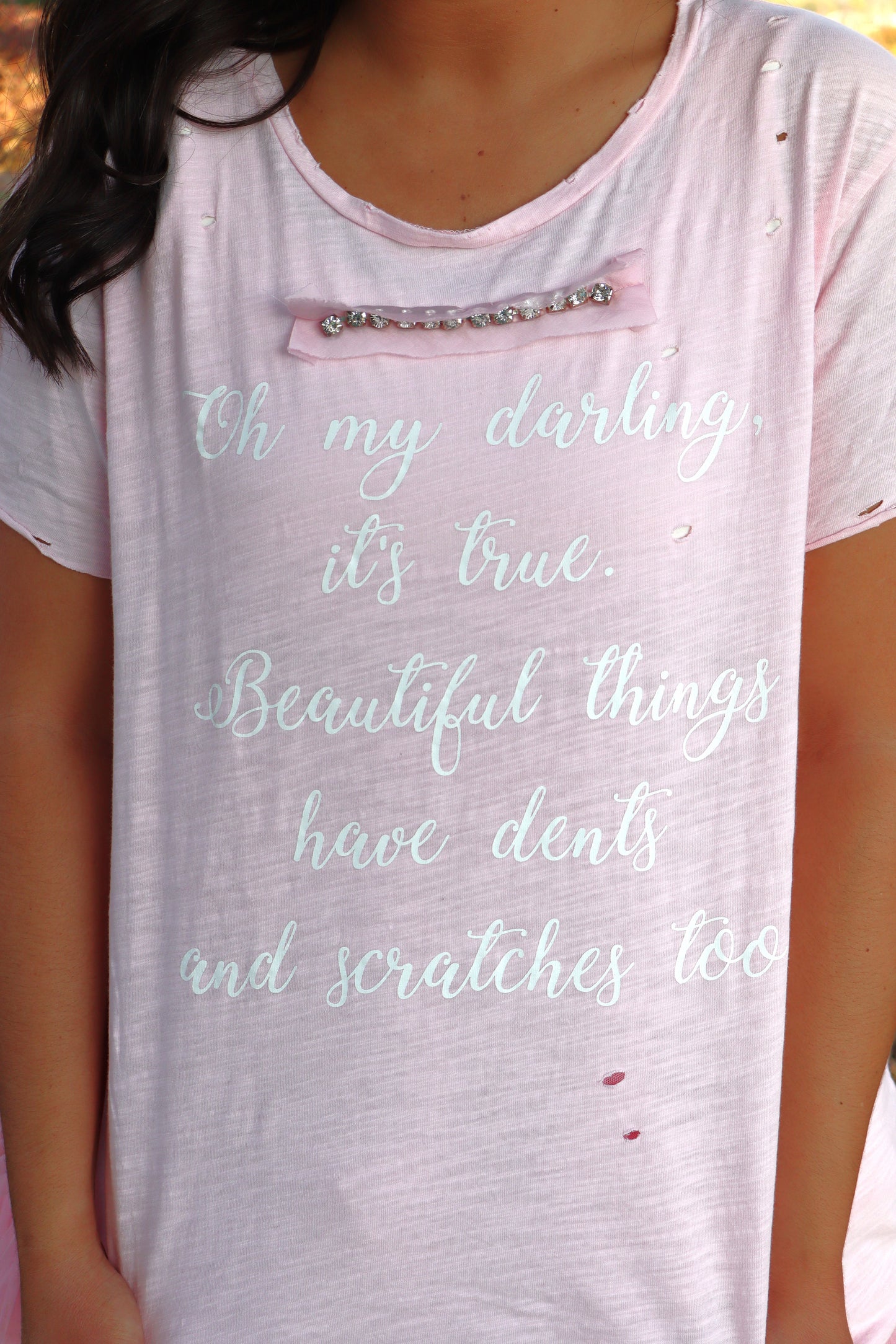 Oh My Darling Tee - Baby Pink