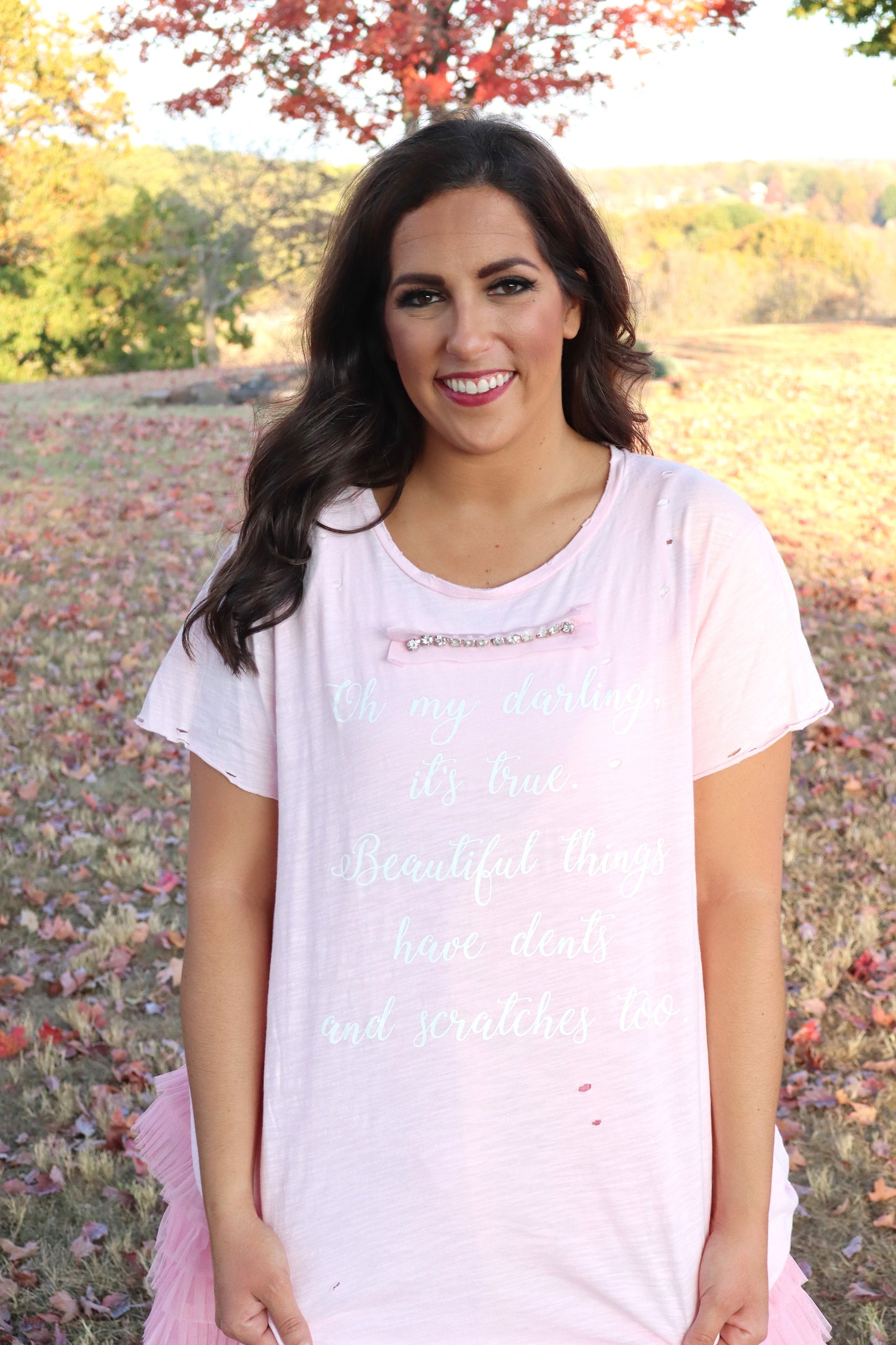 Oh My Darling Tee - Baby Pink