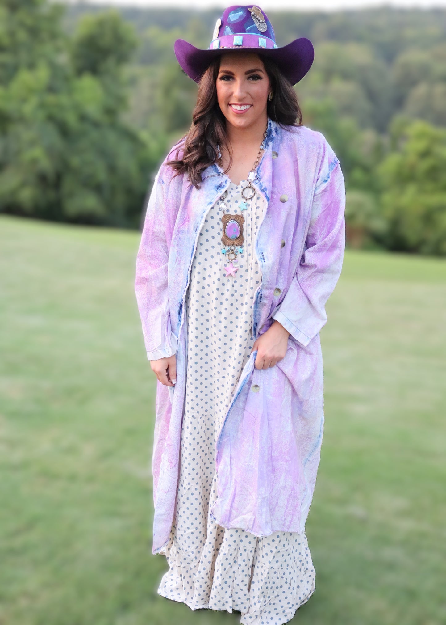 Painter's Duster - Purple