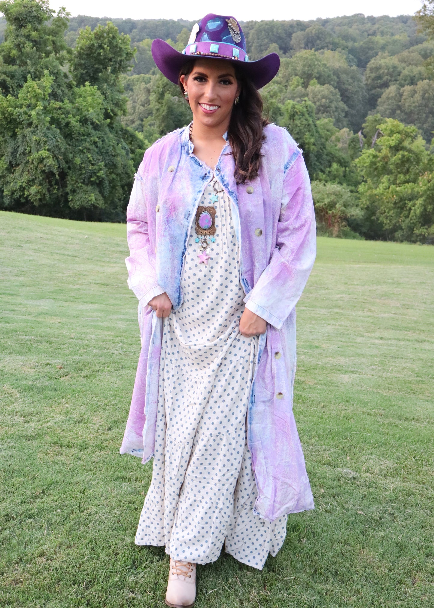 Painter's Duster - Purple