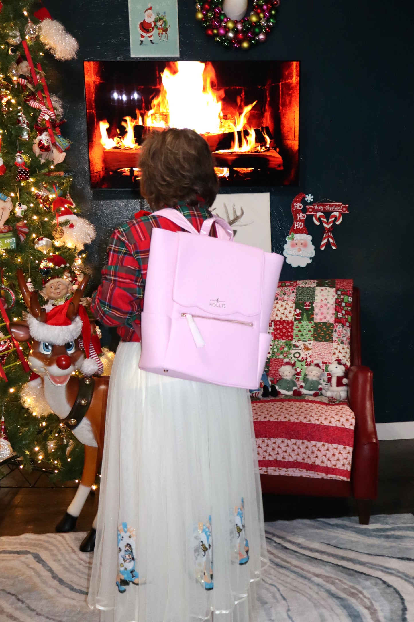 Pixie Pink Frilly Backpack