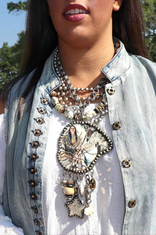 Protector of the Tribe - American Indian Necklace