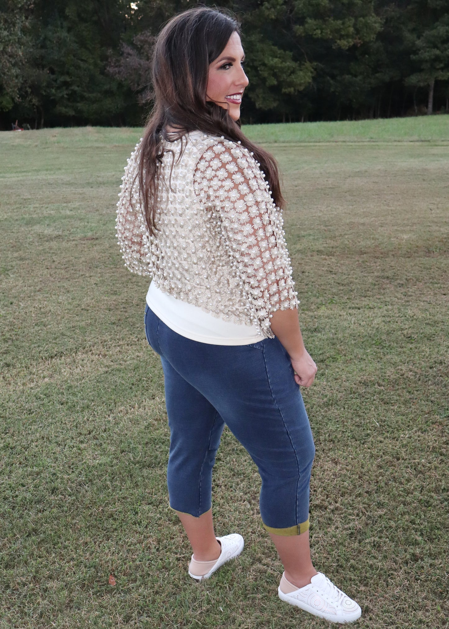 Rope Illusion Top - Gold