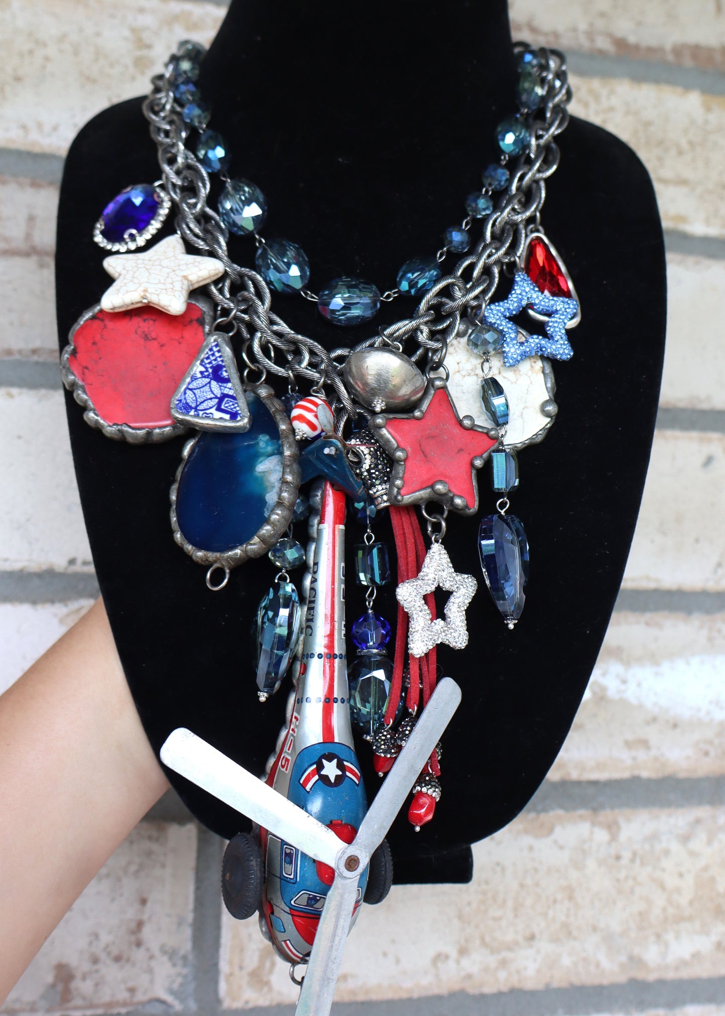 Rustic Aviator Necklace