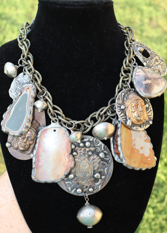 Rustic Thunderbird Necklace
