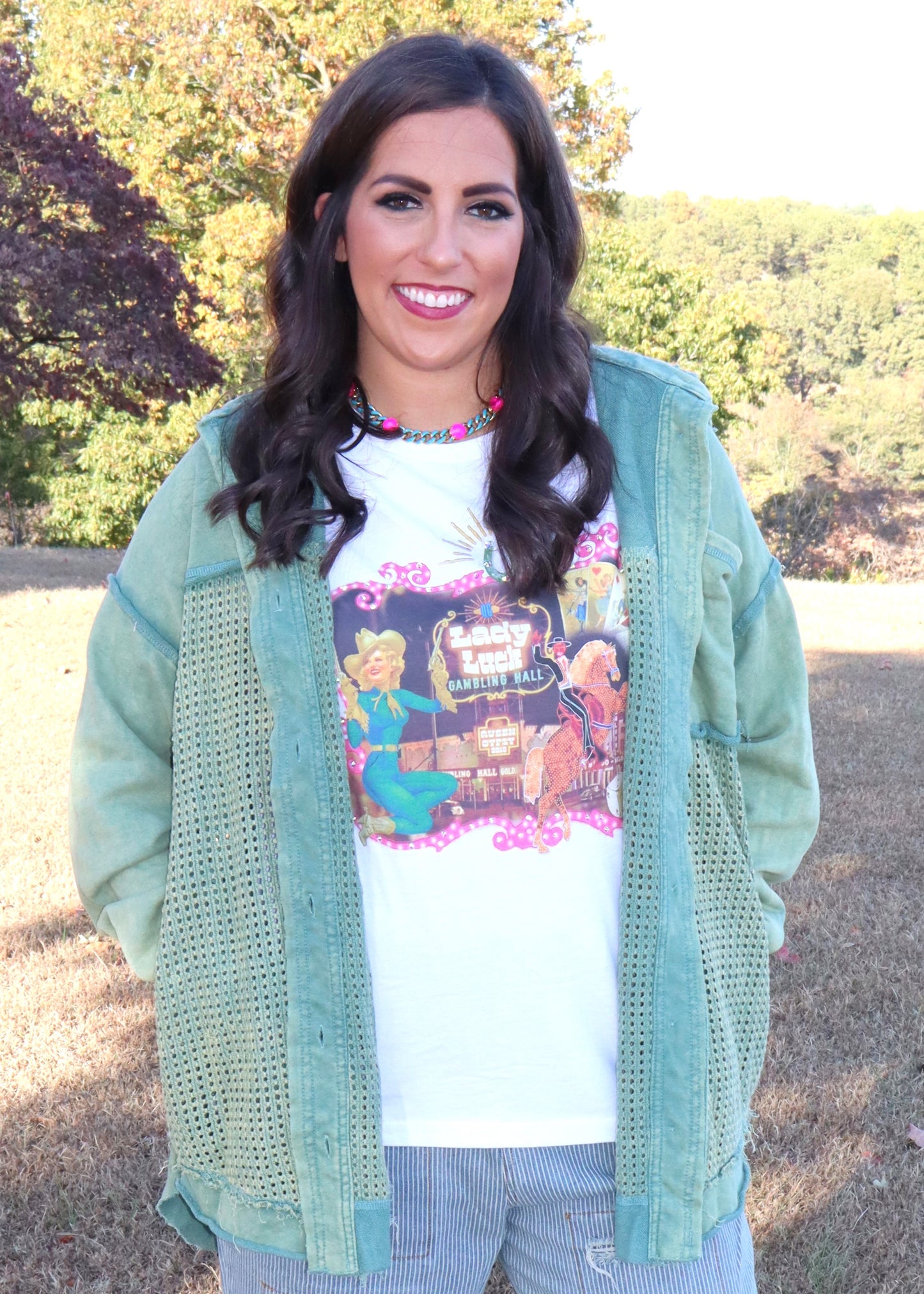 Washed Hoodie Jacket - Sage